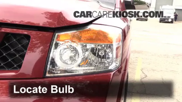2009 Nissan Armada SE 5.6L V8 FlexFuel Éclairage Feux de croisement (remplacer l'ampoule)